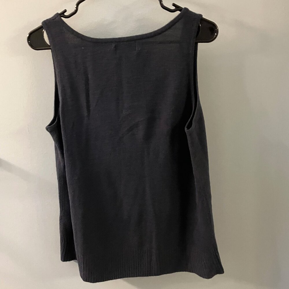 Avenue Womens Tank Top Sweater NWT Blue Size 14/16 - Picture 8 of 8